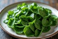 Spinach Pasta Delight Royalty Free Stock Photo