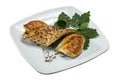 Spinach pastry Royalty Free Stock Photo