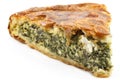 Spinach pie ( spanakopita ) Royalty Free Stock Photo