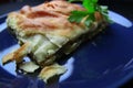 Spinach pie vegetables handmade greek food recipe spanakopita