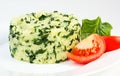 Spinach rice Royalty Free Stock Photo