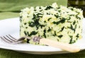 Spinach rice Royalty Free Stock Photo