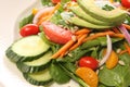 Spinach salad Royalty Free Stock Photo