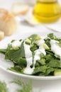 Spinach Salad Royalty Free Stock Photo