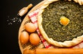 Spinach savory pie