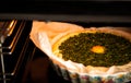 Spinach savory pie