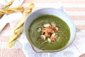 Spinach Soup Royalty Free Stock Photo
