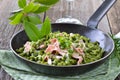 Spinach spaetzle