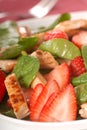 Spinach and strawberry salad