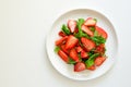 Spinach and strawberry salad