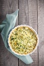 Spinache quiche, gluten free Royalty Free Stock Photo