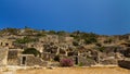 Spinalonga, Greece, Ruins of former leper colony Royalty Free Stock Photo