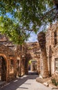 Spinalonga venetian fortress leper colony town vilage street Royalty Free Stock Photo