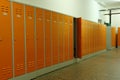 Lockers in a school Royalty Free Stock Photo