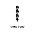 Spine cord icon. Simple element illustration. Spine cord concept