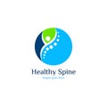 Spine Logo vector art Royalty Free Stock Photo