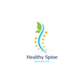 Spine Logo vector art Royalty Free Stock Photo