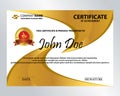 Spining golden certificate