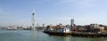 Spinnaker Tower and Old Portsmouth Royalty Free Stock Photo