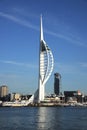 Spinnaker tower in winter