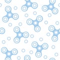 Spinner pattern - background with toy for stress relief and improvement of attention span.