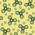 Spinner pattern - background with toy for stress relief and improvement of attention span.