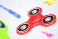 Spinners on white background Royalty Free Stock Photo
