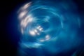 Spinning Blue Water Vortex Background Effect Royalty Free Stock Photo