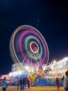 Spinning Ferris in an amusement park in Valsad city, India Royalty Free Stock Photo