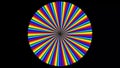 a spinning hypnotic abstract spiral loop