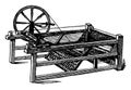 The Spinning Jenny, vintage illustration