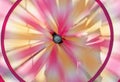 Spinning pinwheel on the wind Royalty Free Stock Photo