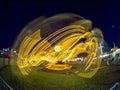 County Fair ride, at night, in motion. Gwinnett County, GA.