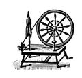 Spinning wheel | Antique Design Illustrations