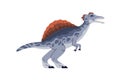 Spinosaurus, prehistoric dinosaur. Dino, prehistory reptile. Extinct animal of Jurassic period. Big large ancient Spino