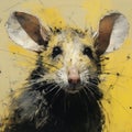 Close Up Portrait Of A Spiny Mouse By Bernard Buffet And Other Artists