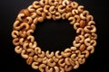 Spiral Arrangement of Cashew Nuts