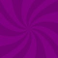 Spiral background from purple curved rays Royalty Free Stock Photo