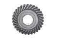 Spiral bevel gear isolated on white background Royalty Free Stock Photo