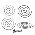 Spiral black pattern backgroundswirl