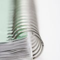 Spiral bound notebook. Royalty Free Stock Photo