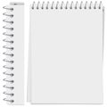 Spiral bound notepad page Royalty Free Stock Photo