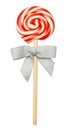 Spiral Candy Cane Lollipop Royalty Free Stock Photo