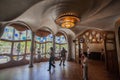 Spiral at the Ceiling Casa Batlo Barcelona Spain