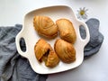 Spiral Curry Puff or Karipap Putar