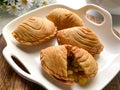 Spiral Curry Puff or Karipap Putar