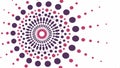 Spiral dots pattern design element for abstract and modern backgrounds vector design Generative AI Royalty Free Stock Photo