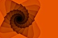 Spiral downward Staircase Background with copy space