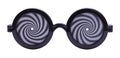 Spiral Funny Glasses Cut Out