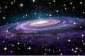 Spiral Galaxy in deep spcae Royalty Free Stock Photo